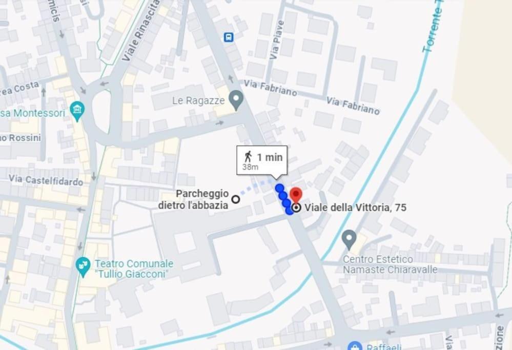 Casa Nel Verde - 4 Posti Letto Apartment เคียราวาลเล ภายนอก รูปภาพ